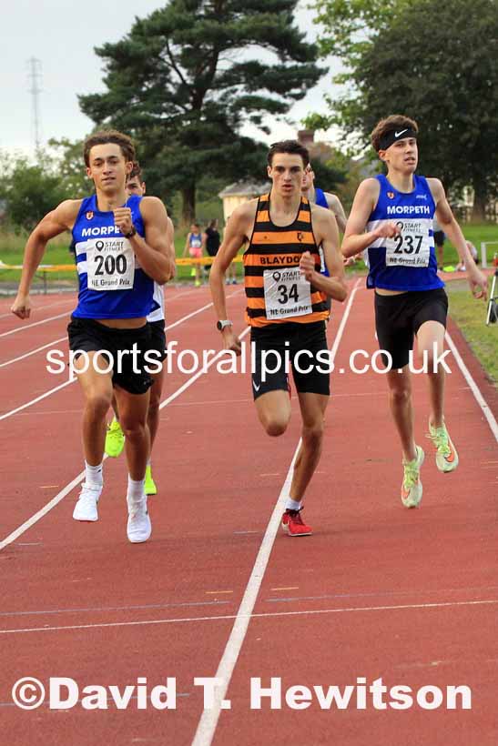800 metres, 2023 NEGP 6 Monkton.  Photo: David T. Hewitson/Sports for All Pics